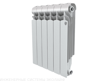 Royal Thermo Indigo 500 - алюминиевый радиатор отопления, 8 секций